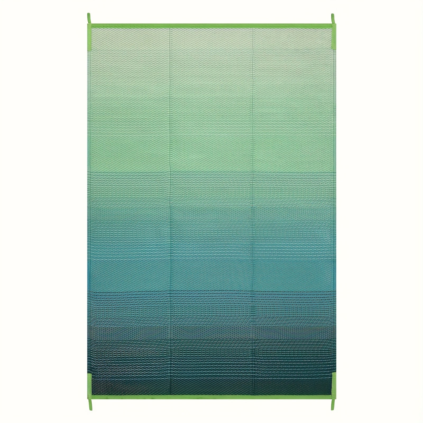 Extra Large Reversible Camping Mat - Durable Polypropylene Indoor/Outdoor Mat for RV, Patio, Backyard, Balcony & Deck - Vibrant Gradient Colors, Hand Wash Only, Outdoor Rugs