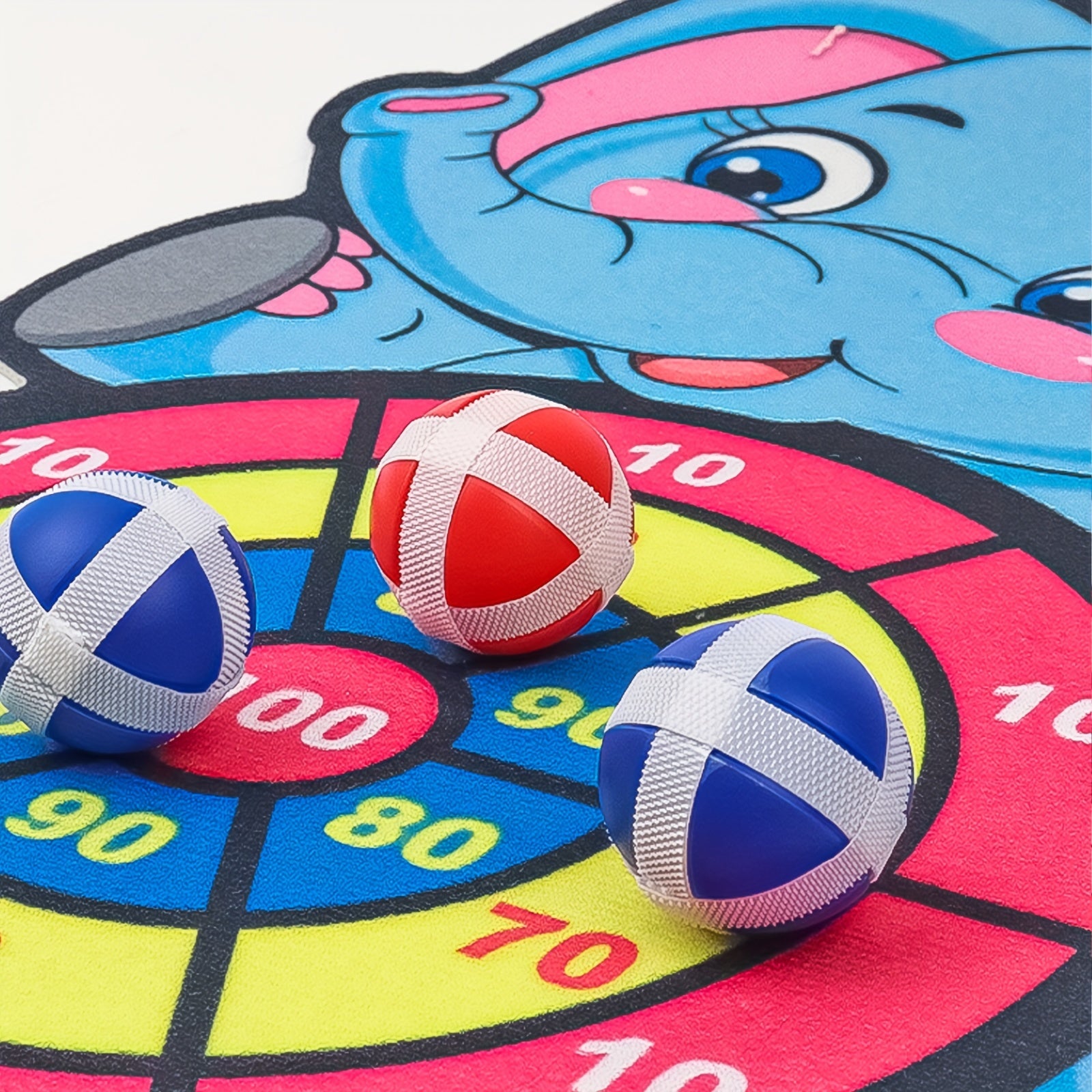 Children's Dart Plate Sticky Ball Target Throwing Sticky Ball Toys Male and Female Parent Child Dart Plate Outdoor Indoor Sports