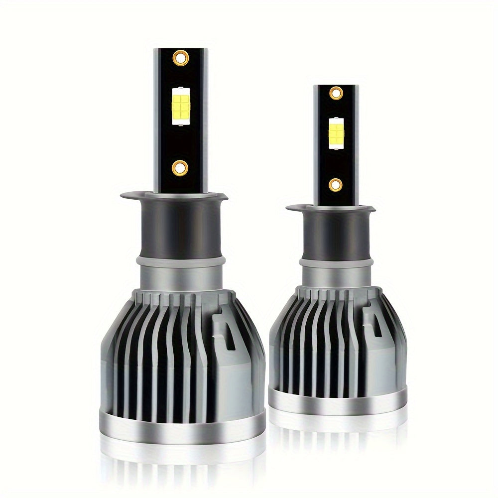 2pcs ROADSUN LED Car Headlights, 35000LM, 6000K White Light, High & Low Beam, 500% Brighter