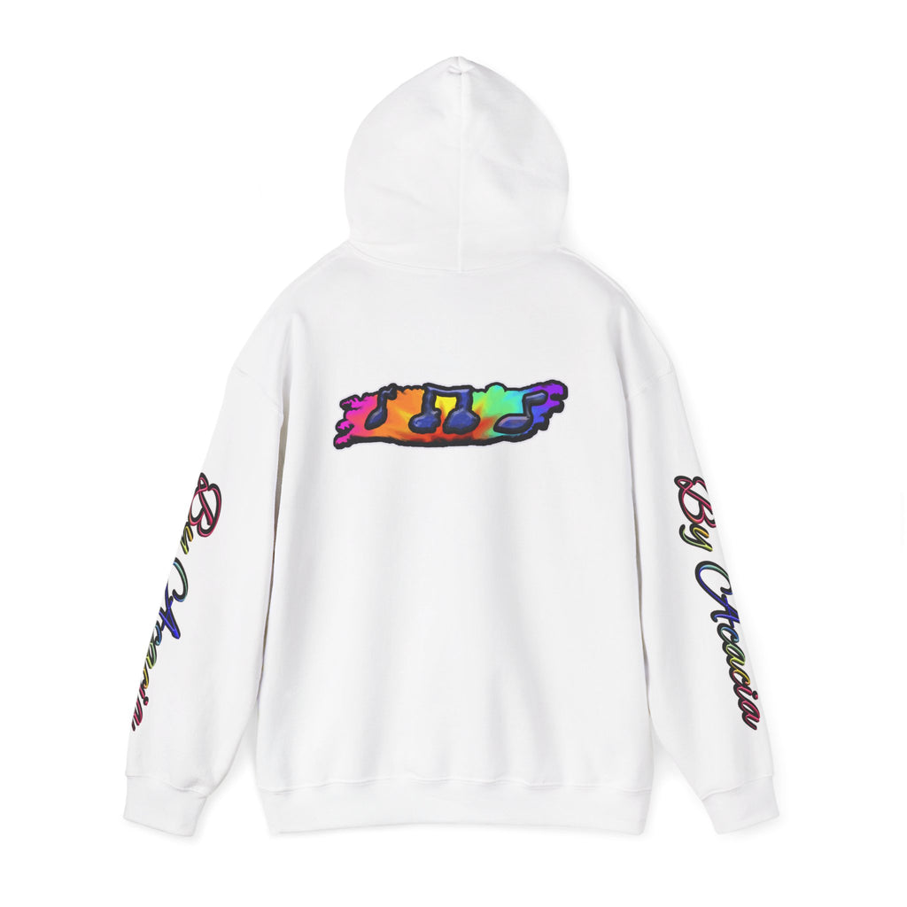 Music Is Life Hoodie — Colorful Watercolor Note Graphic Pullover