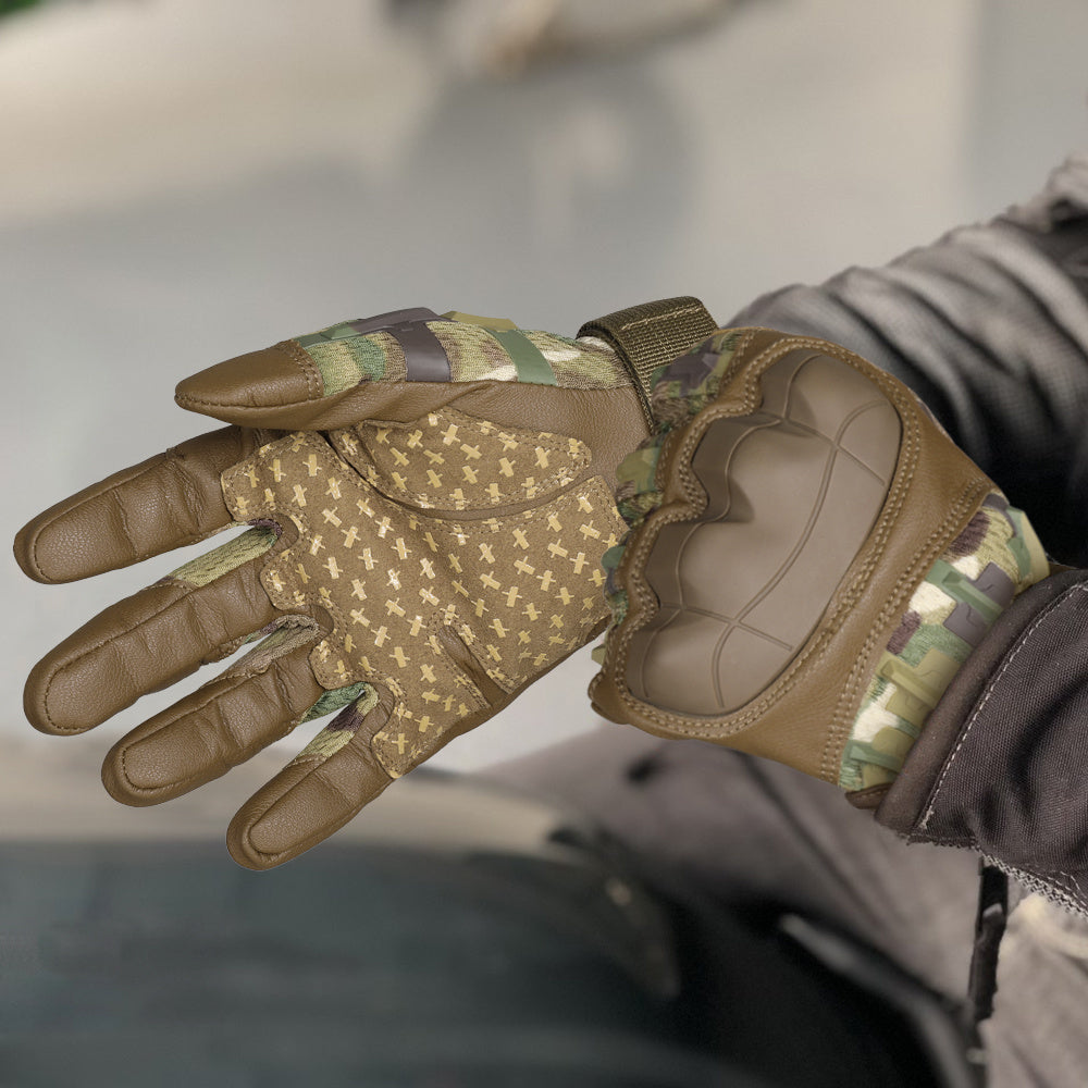 Professional Non-Slip Gloves For Outdoor Activities - Windproof And Adjustable For Cycling, Hunting, And Driving