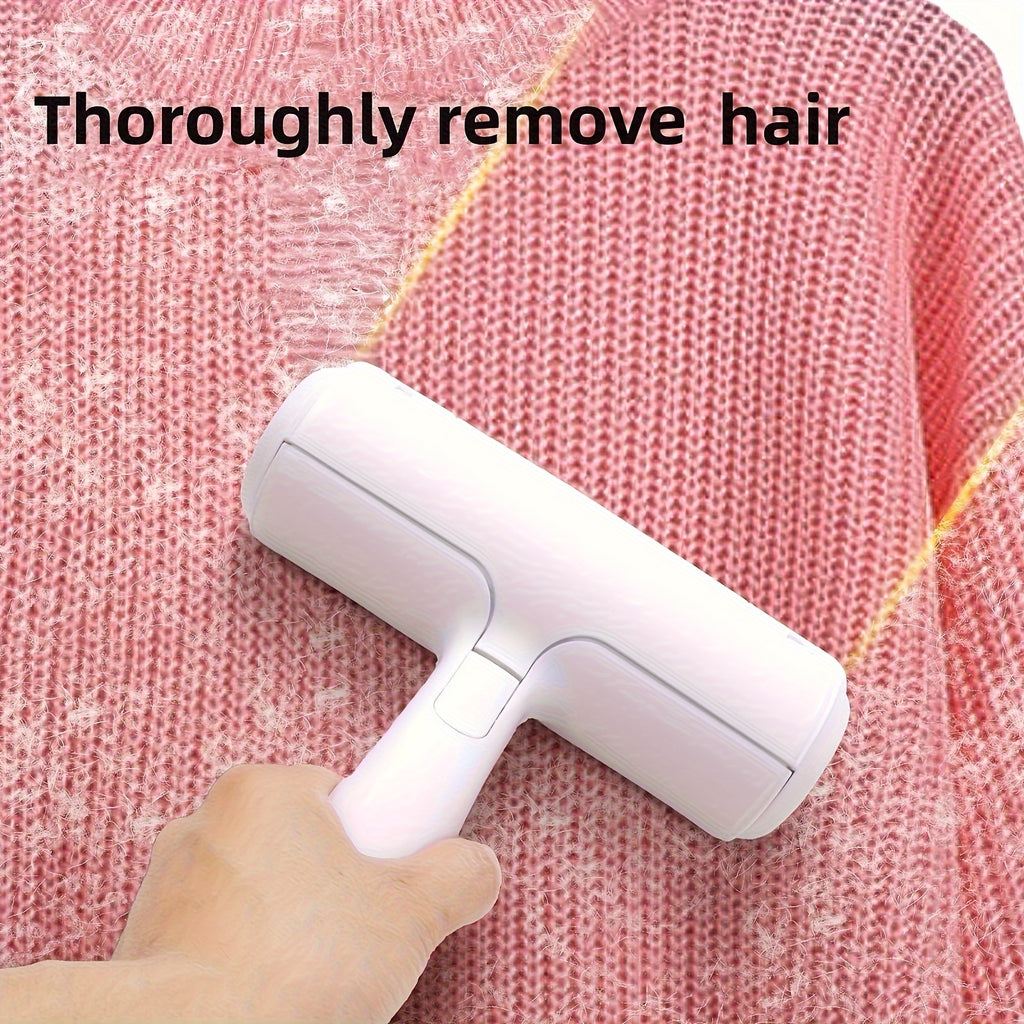 1pc Essential Pet Hair Remover Tool - Effortless Cleaning for Couch, Carpet & Furniture - Durable, Multi-Surface Lint Roller - Ideal for Cats & Dogs Fur Removal