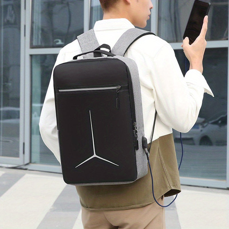 Waterproof Sports Backpack with USB Charging Ports and Reflective Strip - Ideal for Outdoor Travel and Sports - Perfect Gift for Men