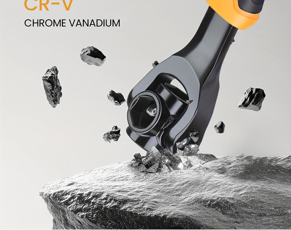 AIRAJ Multi-functional Socket Wrench Head 360 Degree Rotation Automatic Locking Hardness High Torquee Repa