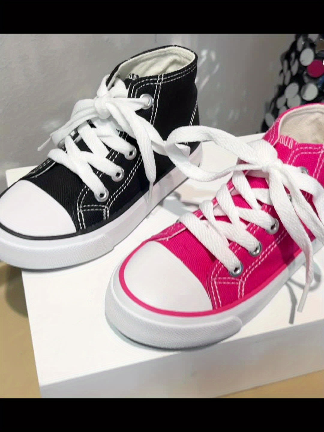 Girls Canvas Sneakers - Ultra-Lightweight & Super Comfortable - Anti-Slip Walking Shoes for Spring & Summer Adventures - Ideal for Outdoor Play