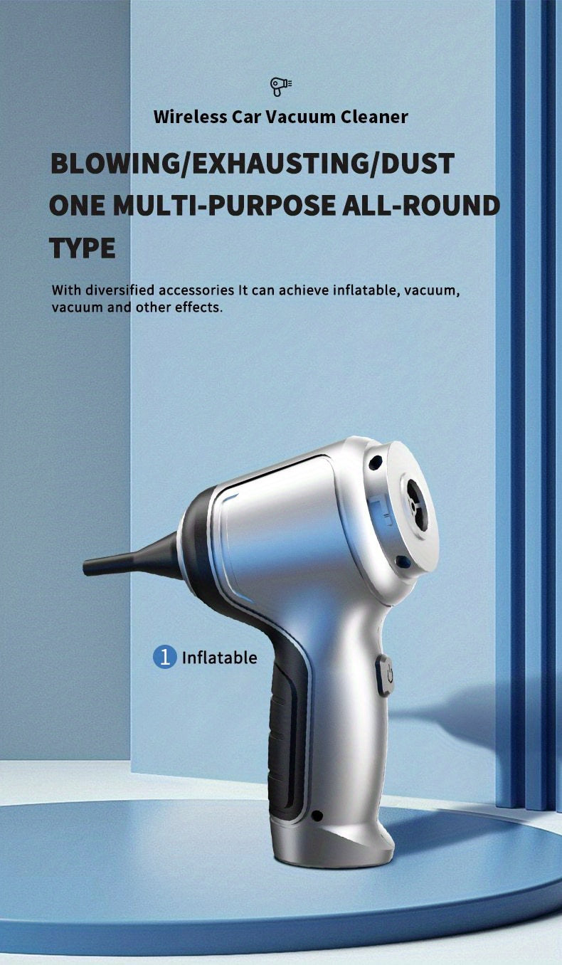 Car Vacuum Cleaner, Wireless High Suction Handheld Cleaning Machine, Household Appliance, Automotive Accessories, Robot Vacuum Cleaner