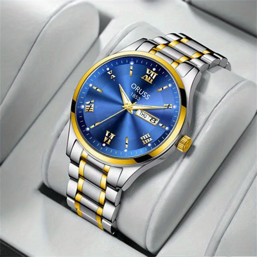Classis Men's Watch Waterproof Luminous Durable Business Sports Wrist Watch, Ideal choice for Gifts