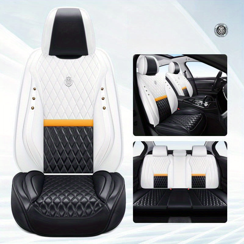 5-seat imitation leather car cushion cover-the four seasons general-purpose seat cover, suitable for cars, SKU, pickup-all surrounded by high-end automotive supplies