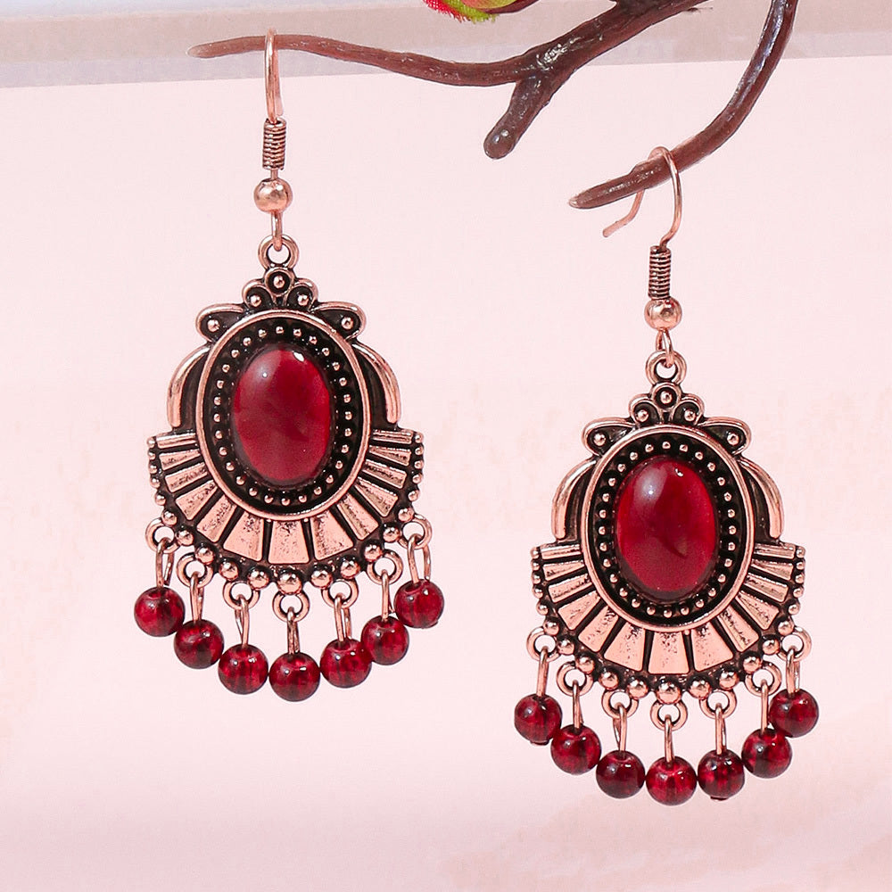 1 Pair/4 Pairs Vintage Style Women's Pendant  Tassel Earrings