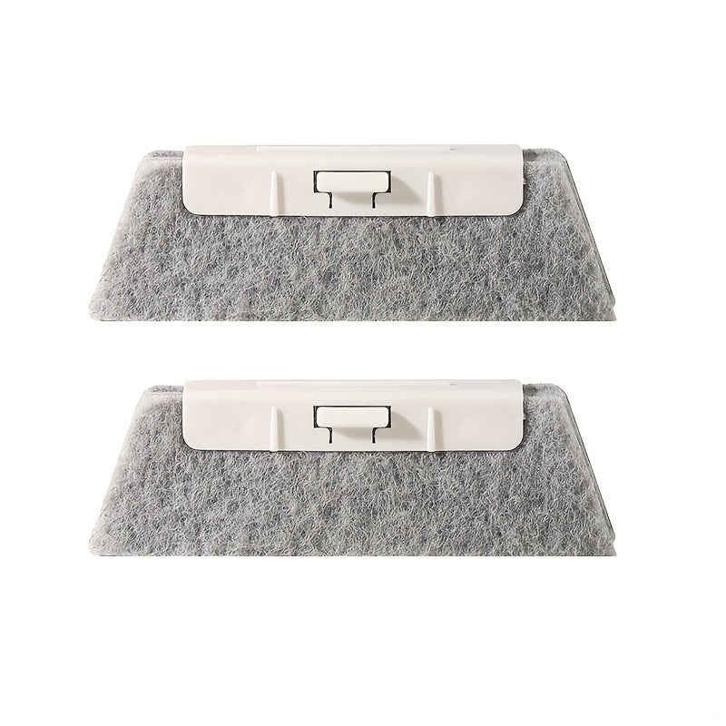 1pc Premium 2-in-1 Window Slot Cleaning Master - Detachable Door and Window Slot Brush, Glass Window Slot Dead Corner Cleaner, Window Sill Gap Brush, Reaches Tight Spaces, Easy to Clean, Durable and Long-Lasting