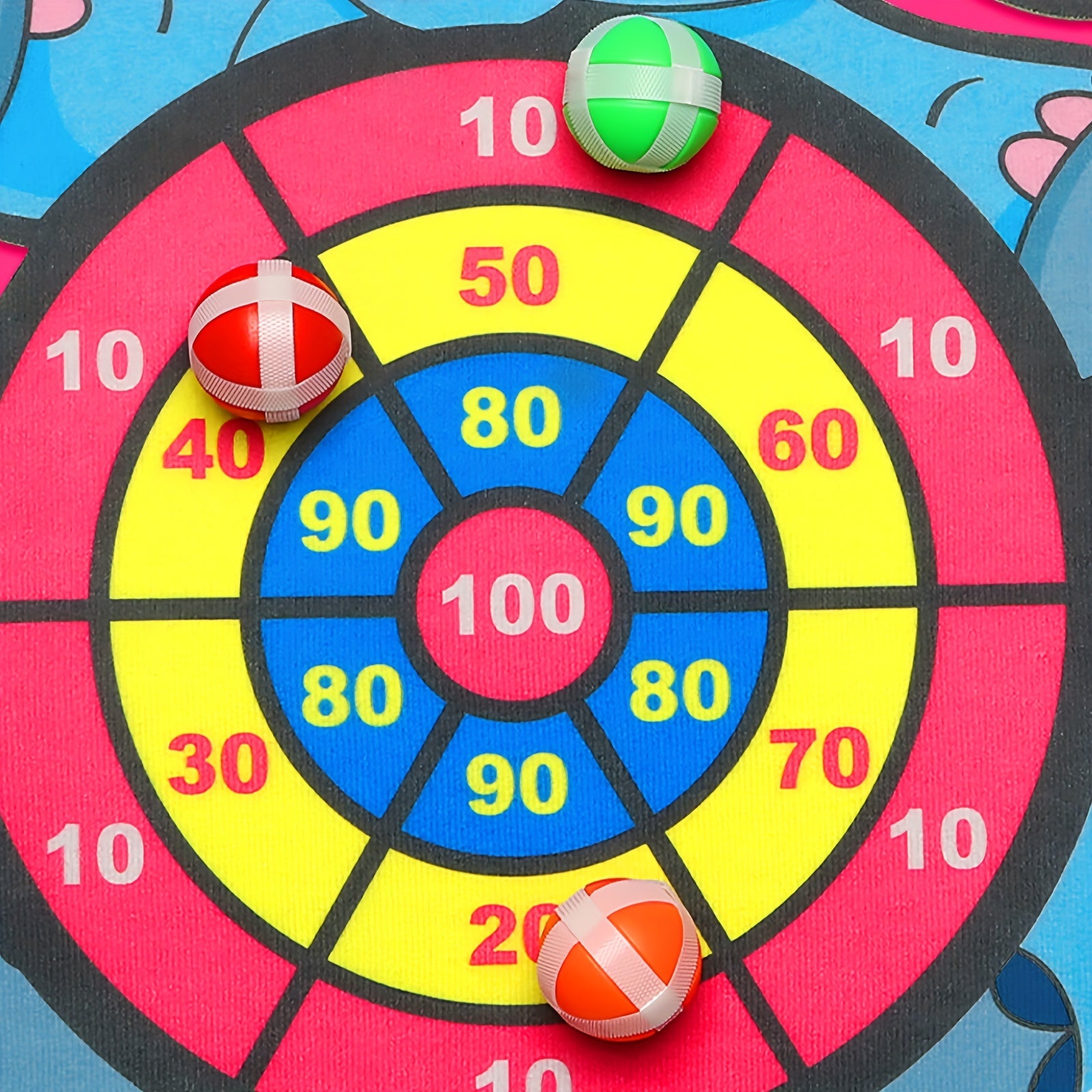 Children's Dart Plate Sticky Ball Target Throwing Sticky Ball Toys Male and Female Parent Child Dart Plate Outdoor Indoor Sports