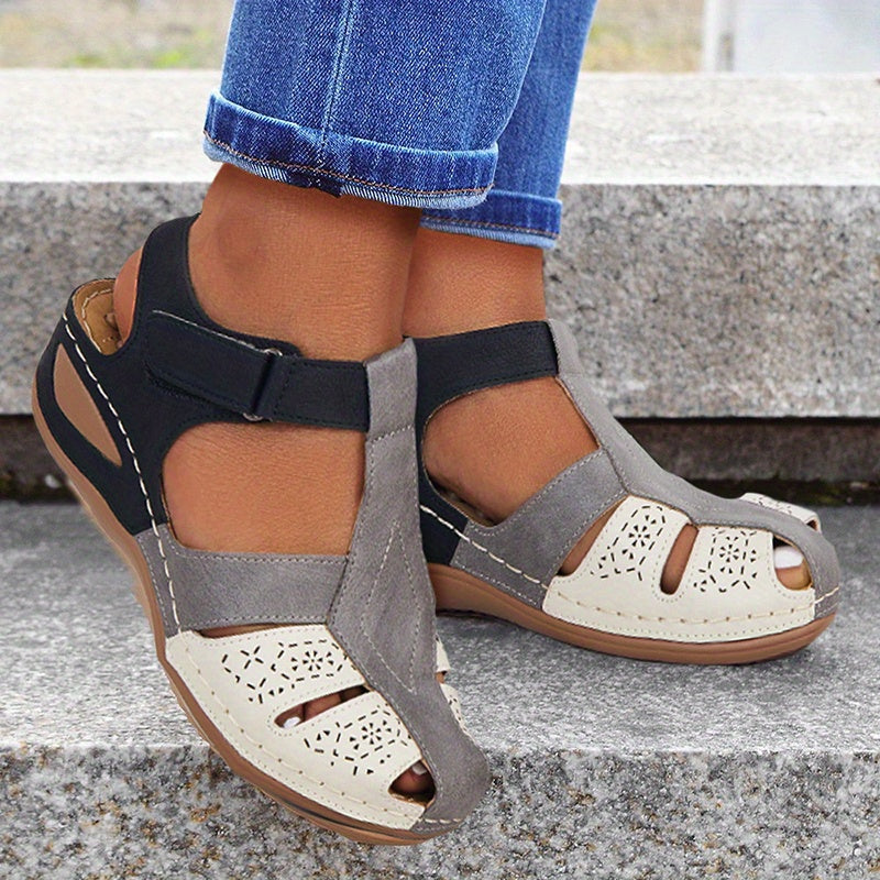 Women's Casual Breathable Sports Sandals, Soft Breathable Outdoor Walking Shoes