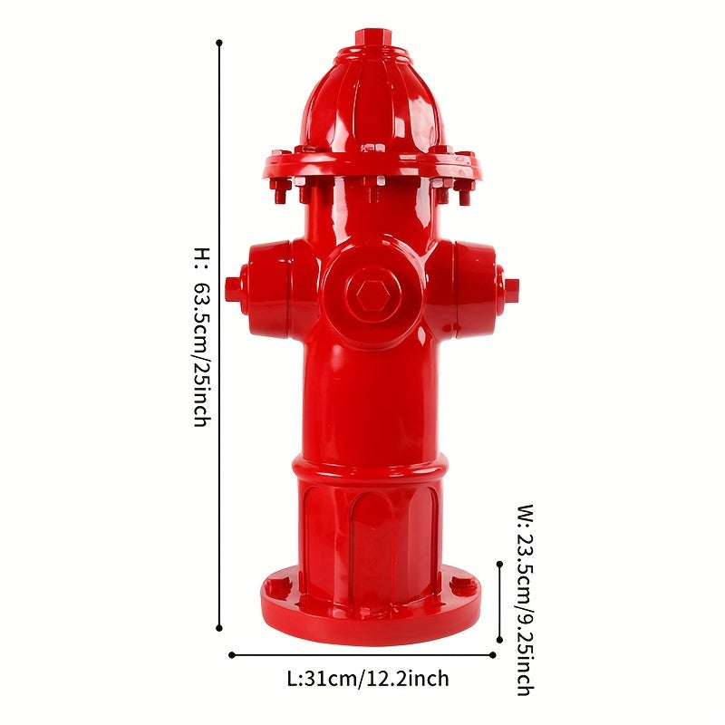 Large Fire Hydrant Resin Dog Urinal, Fire Hydrant Training Dog Toys, Outdoor Lawn Creative Ornament Outdoor Patio Forest Landscape Decoration