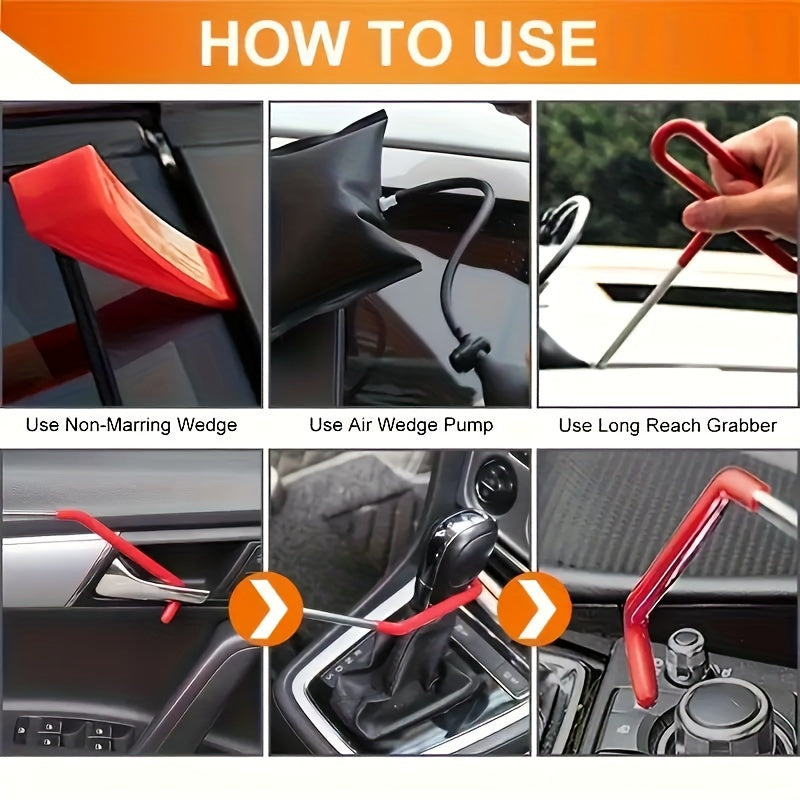 Portable 17pcs/22pcs Automotive Tool Set - Car Repair Tool Kit With Carrying Bag For Cars & Trucks