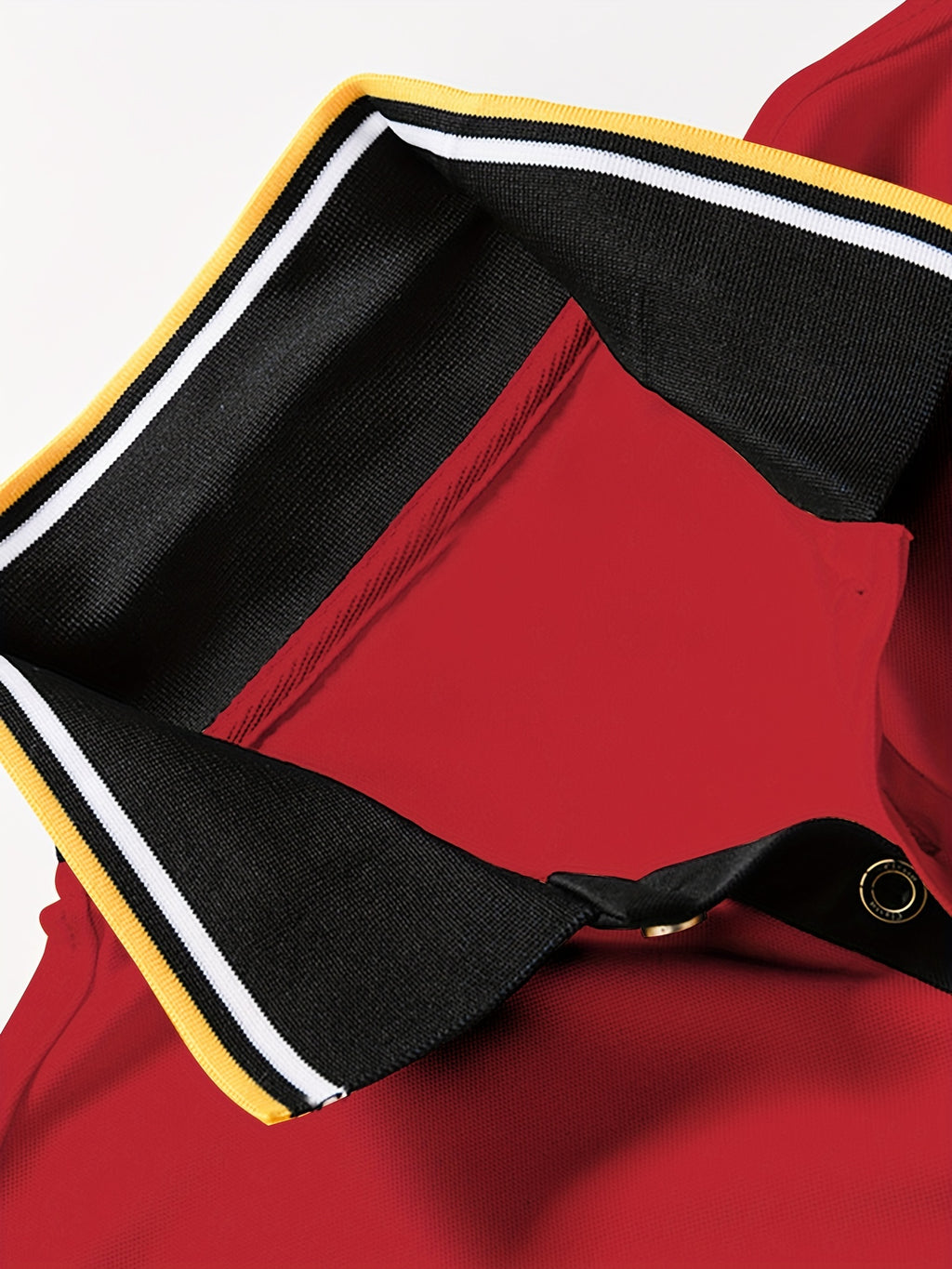 [Vibrant Red Casual Shirt]  Short Sleeve Summer Shirt Breathable Fabric for Casual & Semi-Formal