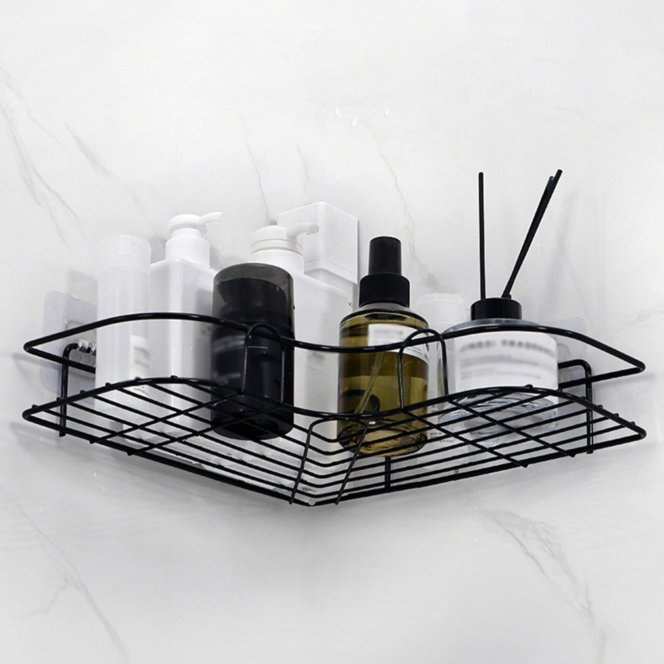 [Cast Iron Shower Shelf] 1pc Cast Iron Corner Shower Shelf