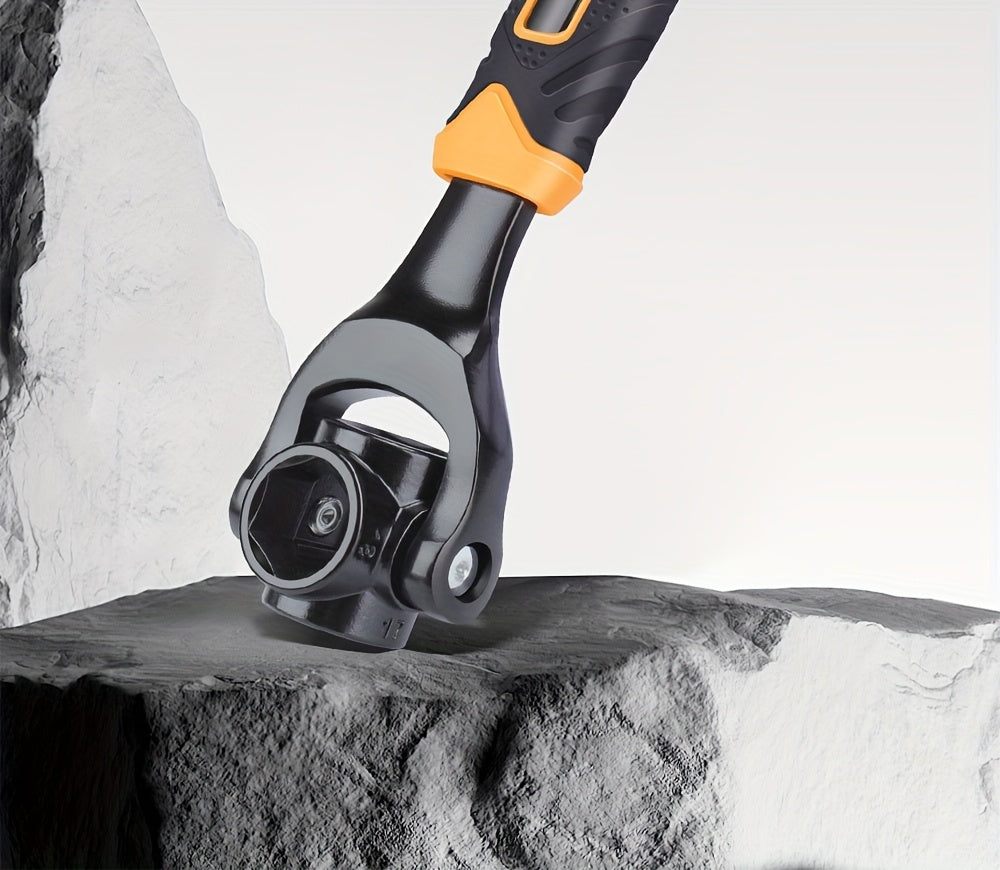 AIRAJ Multi-functional Socket Wrench Head 360 Degree Rotation Automatic Locking Hardness High Torquee Repa