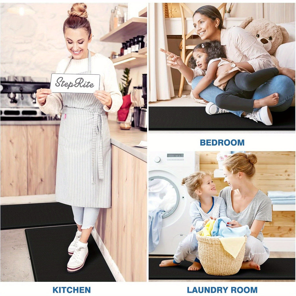 1pc, Sunflower Soft Kitchen Rug, Cushioned Anti-Fatigue Kitchen Rug, Waterproof Non-Slip Kitchen Rugs Set, Runner Rug, Bedside Rug, Super Absorbent Machine Washable Carpet for Farmhouse Kitchen Home Office Sink Laundry