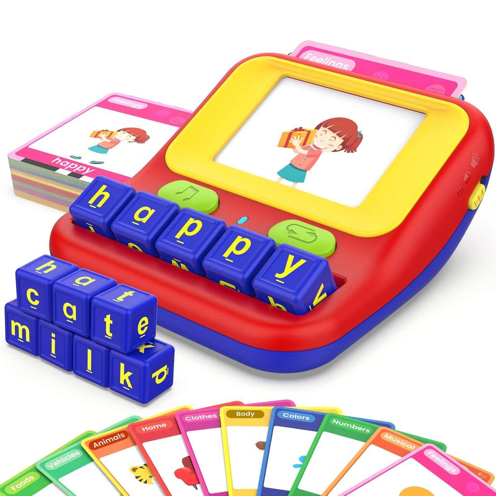 Learning Educational Toys For 3 4 5 6 7 8 Year Old Boys Girls, Talking Flash Cards With 158 Sight Words, Matching Letter Game