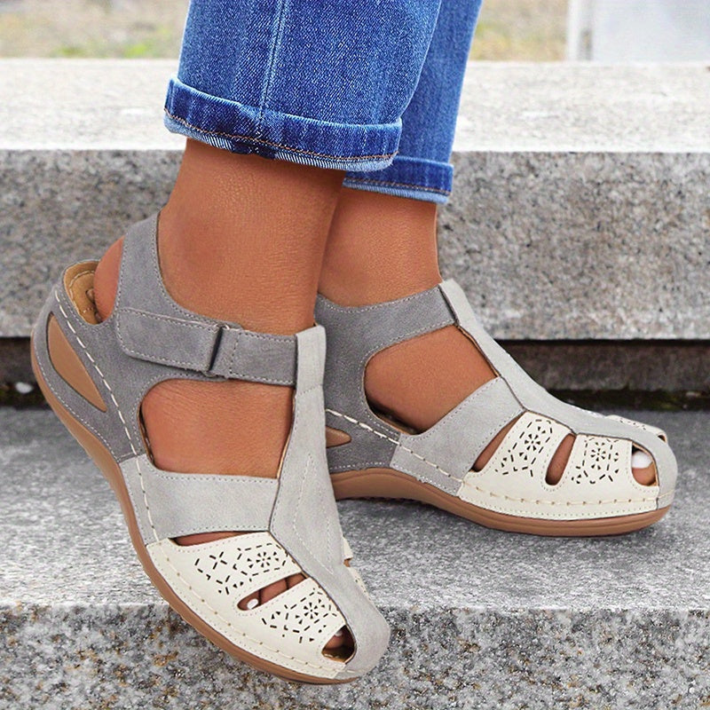 Women's Casual Breathable Sports Sandals, Soft Breathable Outdoor Walking Shoes