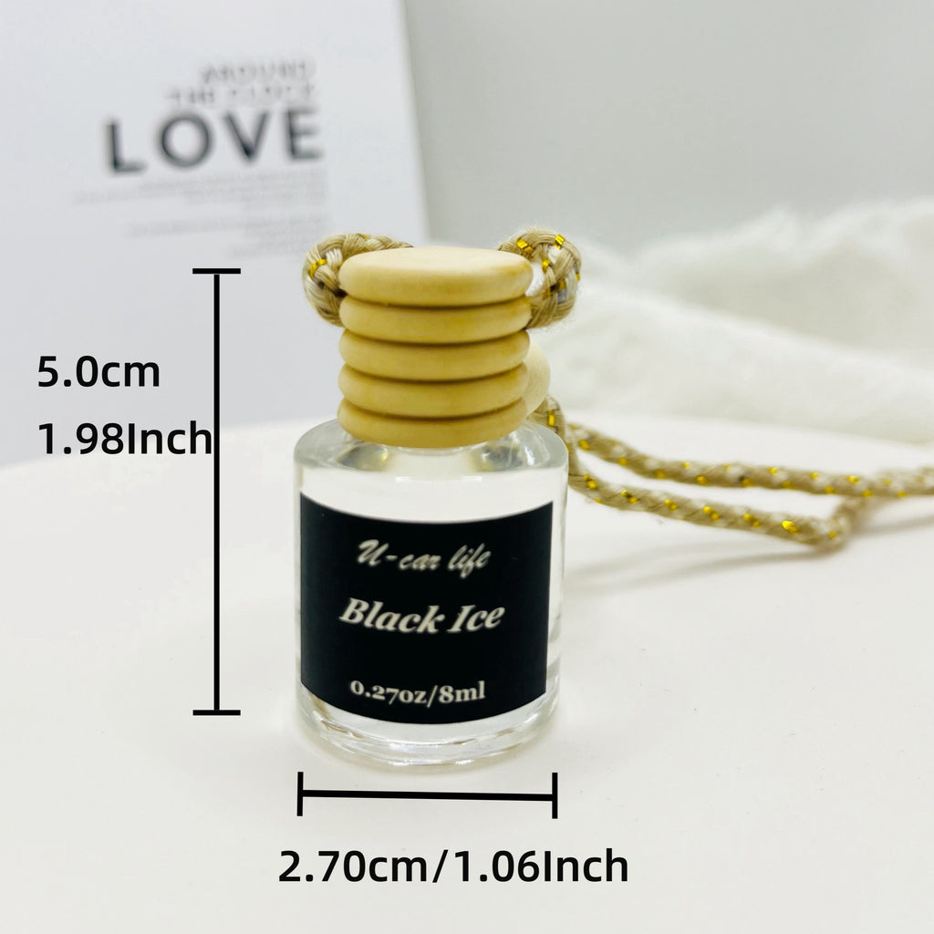 1PC Car Air Fragrance Oil Diffuser, Car Air Freshener, Car Oil Air Freshener, Car Oil Diffuser, Wood Automotive Air Fresheners, Long Lasting Car Air Freshener 8ml