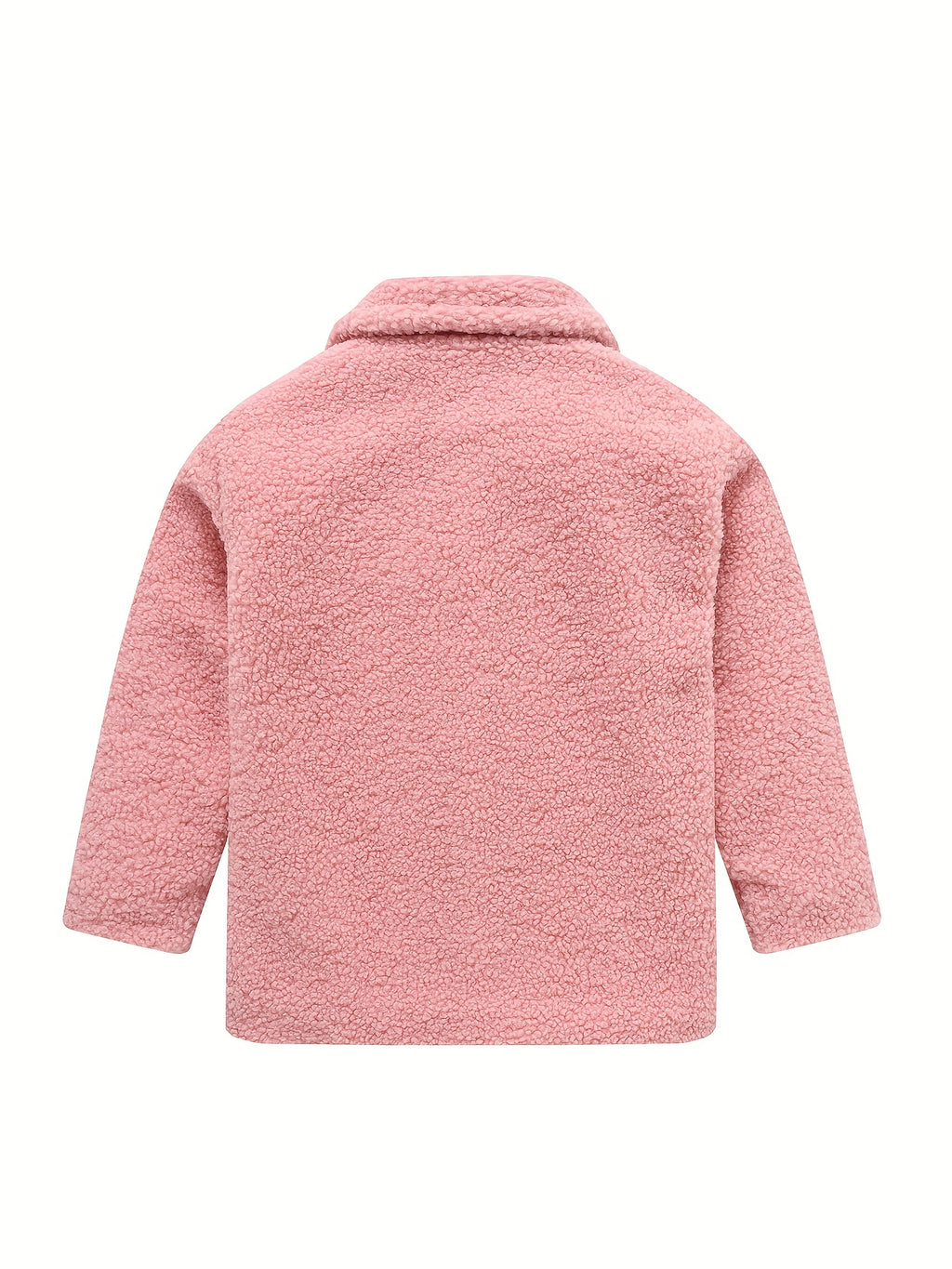 JOMAKE Girls' Winter Coat - Pastel Pink & Ombre Jacket with Button Front Closure,