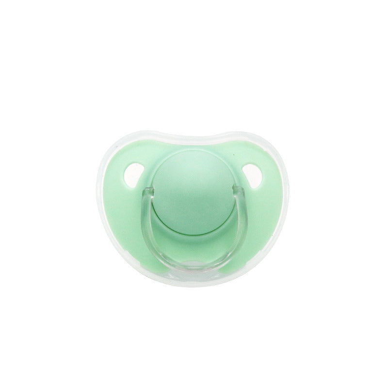 2 Styles Baby Pacifier with Cover - Non-Toxic Soother, Thumb & Cherry Shape with Clip-On Nipple for Teething, & (///) - Sleep Suitable for xxx