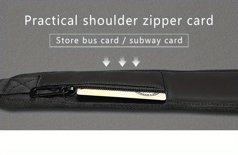 ReSilvery New Men's Chest Bag Business Single Shoulder Bag Large Capacity Crossbody Bag Breathable Casual Sports Bag