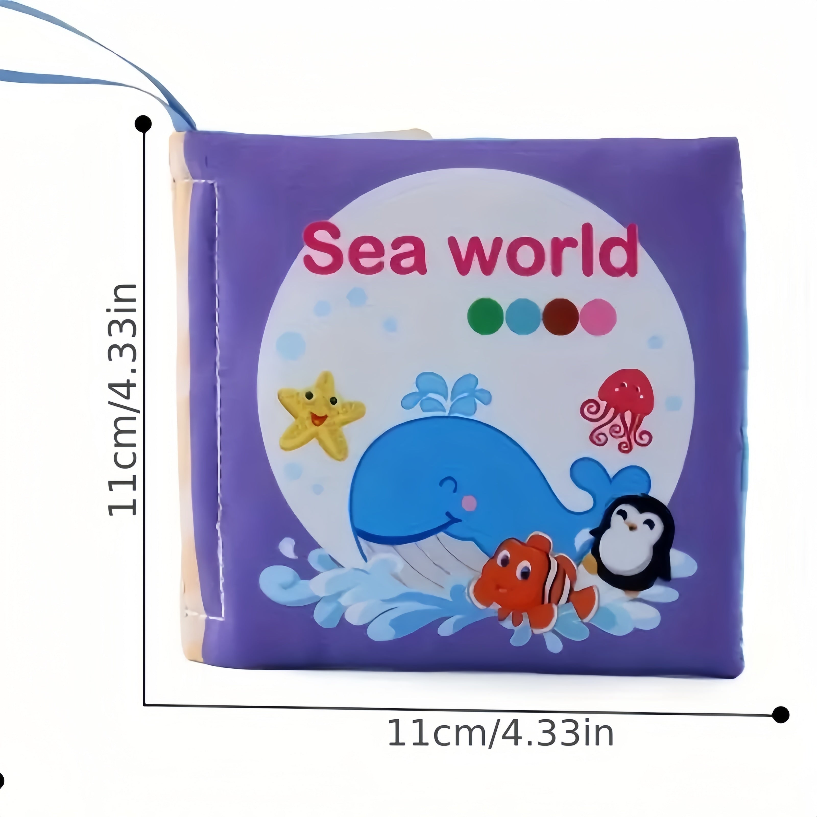 5-Pack Cloth Educational Books for with Sand Sound, Non-Tearable Early Learning Toys, Fruit, Animals, and More - Perfect for Christmas, Birthday, Halloween, Thanksgiving, Easter Gifts