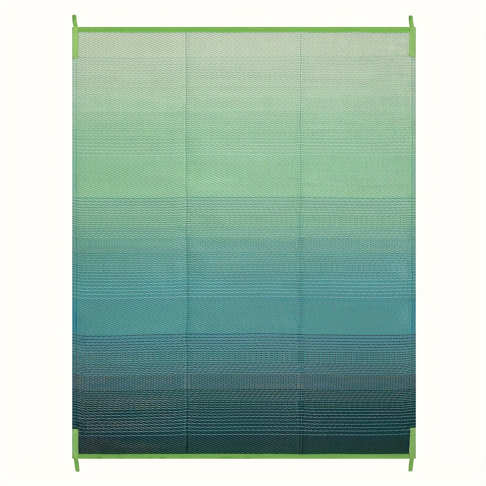 Extra Large Reversible Camping Mat - Durable Polypropylene Indoor/Outdoor Mat for RV, Patio, Backyard, Balcony & Deck - Vibrant Gradient Colors, Hand Wash Only, Outdoor Rugs