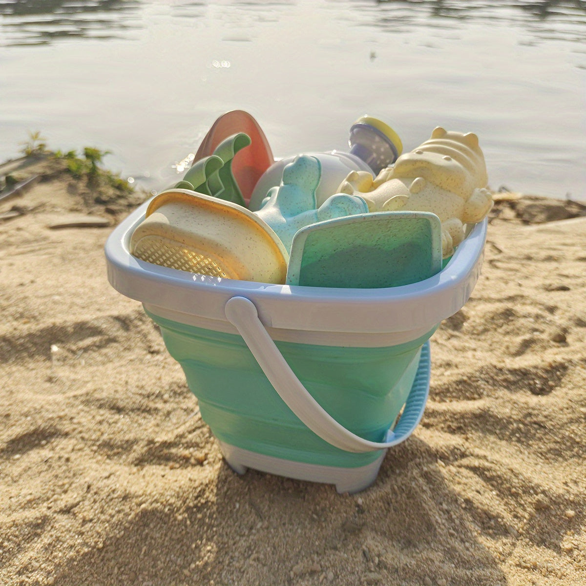 11PCS Beach Sand Toys Set - Fun Morandi Color Combination - Perfect Outdoor Toys For Kids!