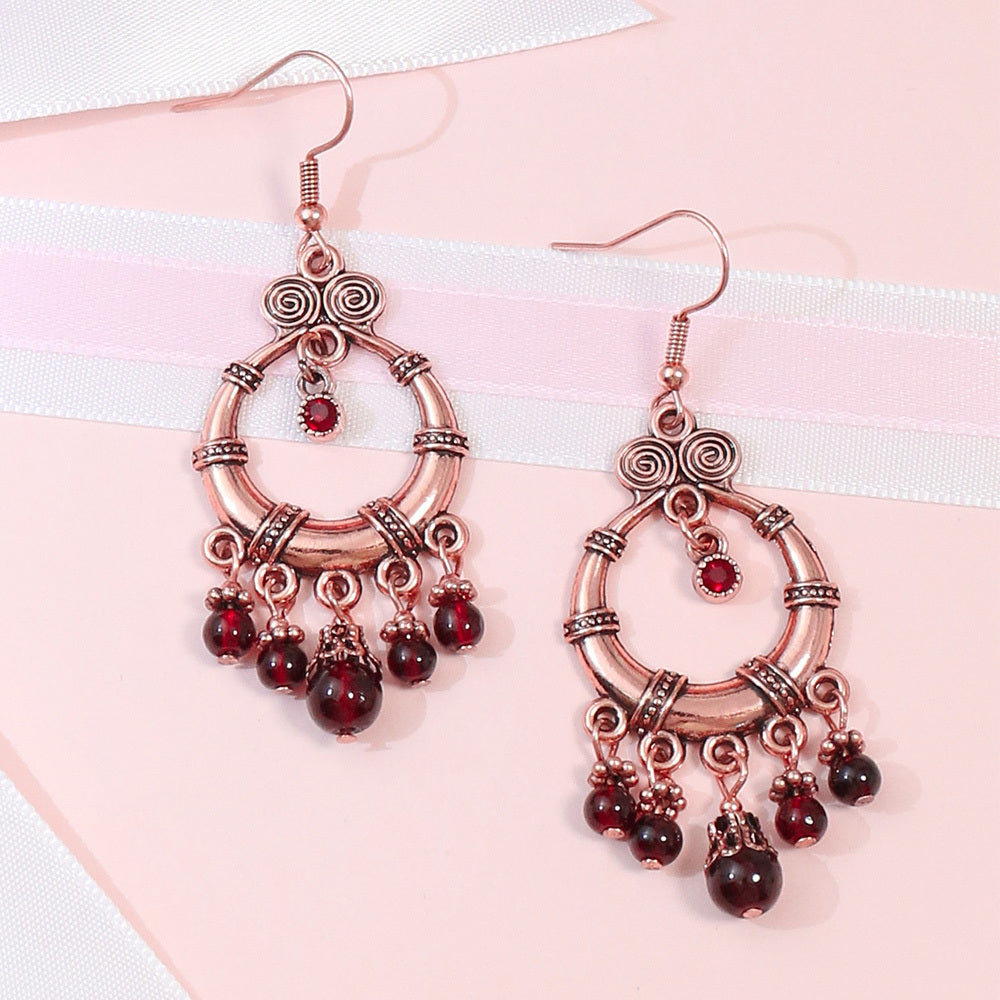 1 Pair/4 Pairs Vintage Style Women's Pendant  Tassel Earrings