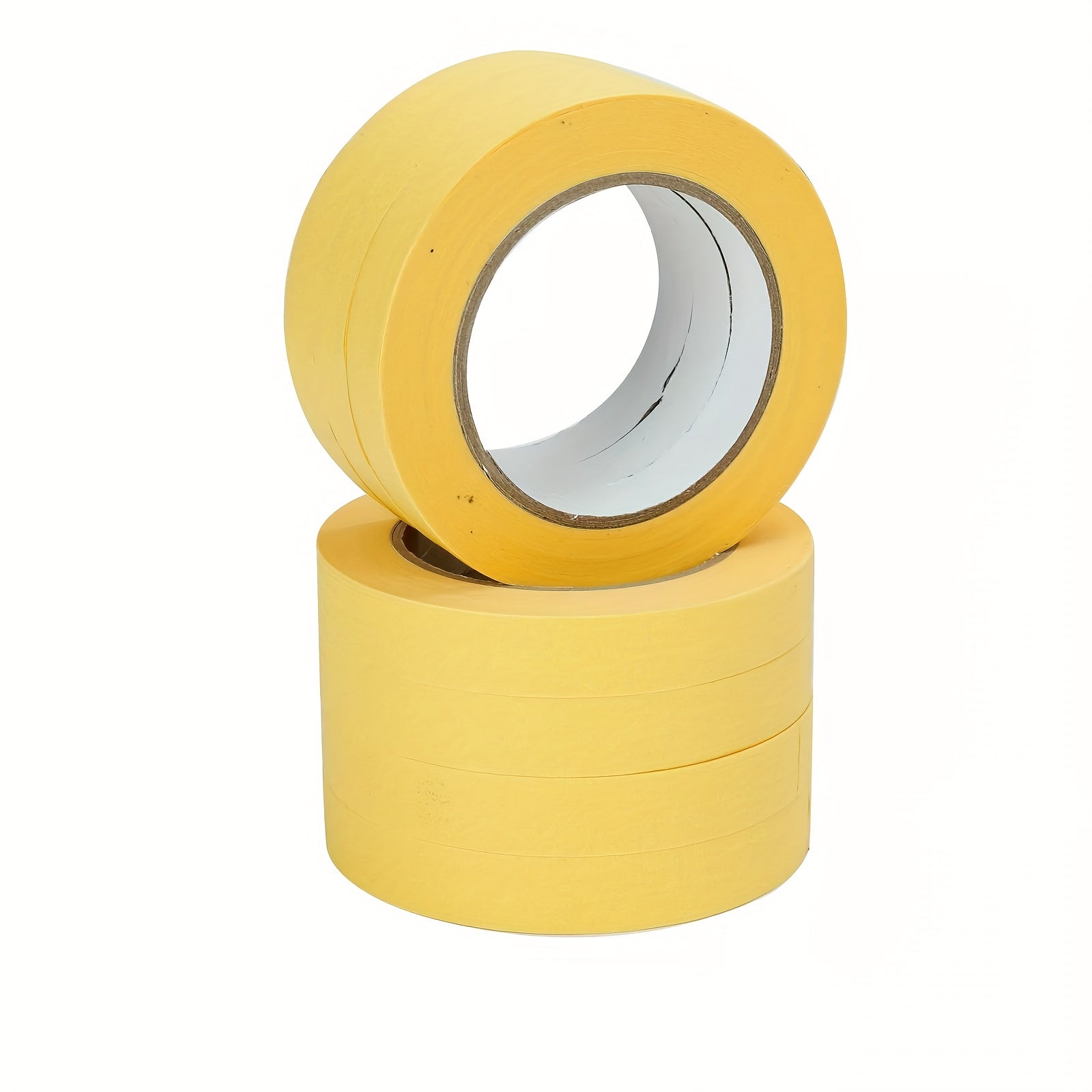 12Rolls 3/4" x165ft Masking Tape Crepe Paper Automotive Refinish 06652 Yellow