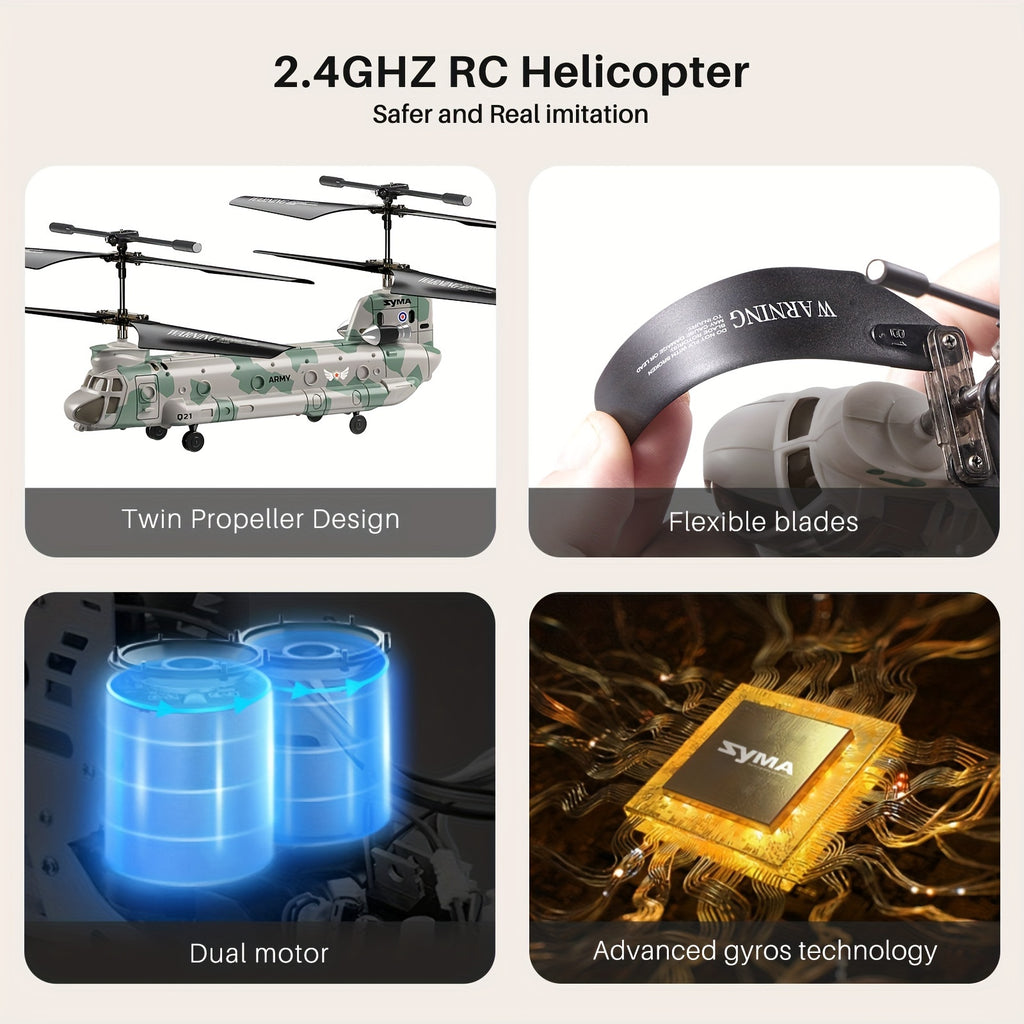 SYMA RC Helicopter Toy, Remote Control Helicopter Q21 Aircraft With Altitude Hold, One Key Take Off/Landing, 3.5 Channel, Gyro Stabilizer, RC Airplane Toys For Kid Boy Girl Beginner Playing Indoor