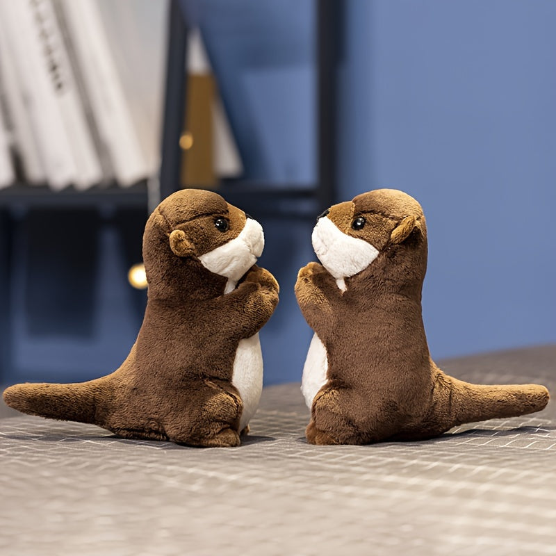 Adorable Simulation Otter Plush Toys - Soft, Cuddly, Realistic Design - Perfect for Home Decor, Sofa Embellishments, Birthdays, Holidays - Gift for Friends & Family