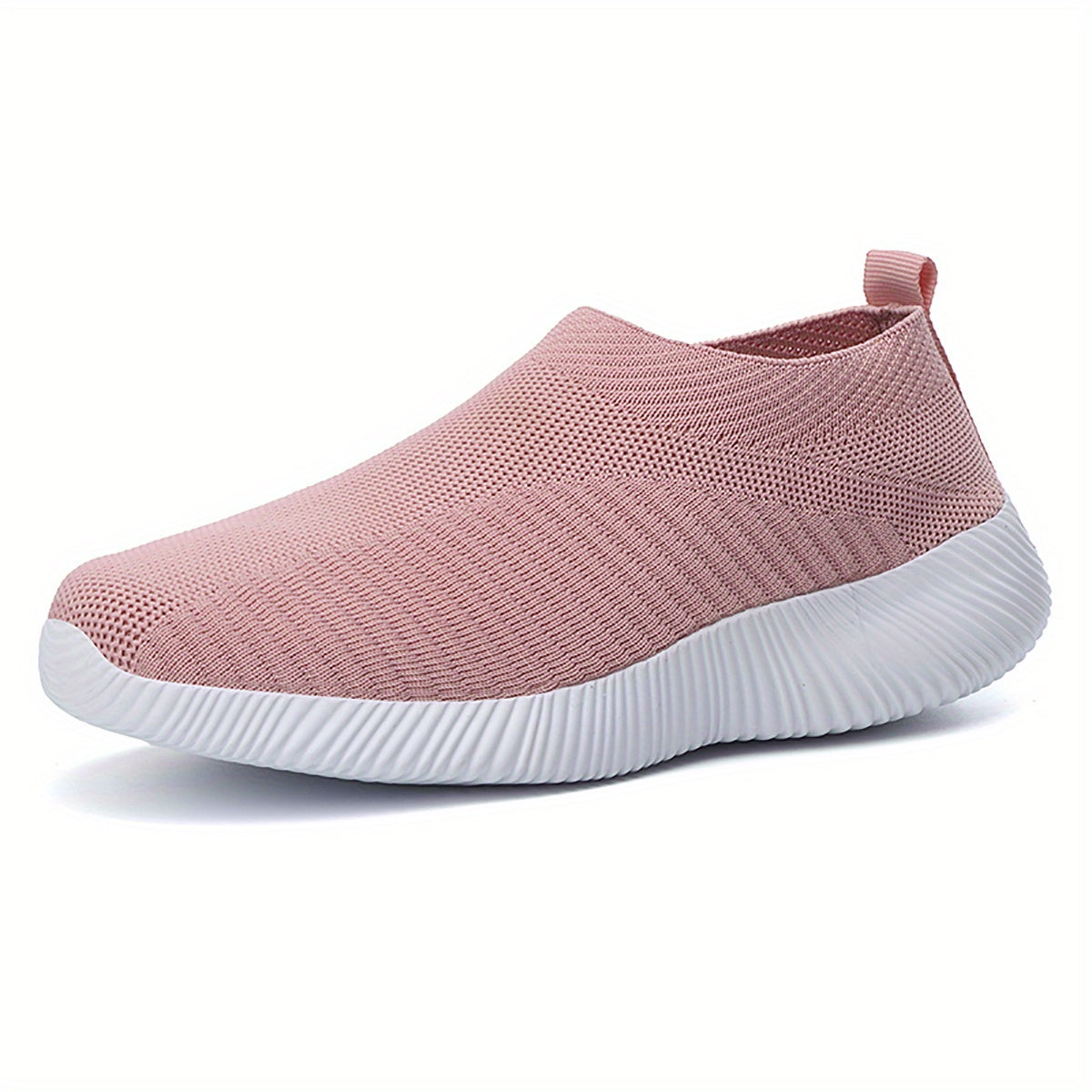 [Slipon Footwear] Women's Lightweight Slip-On Sneakers, Breathable Fabric Upper, EVA Sole, Comfort Insole, Solid Color, Low Top Design for Summer Casual Sports Shoes