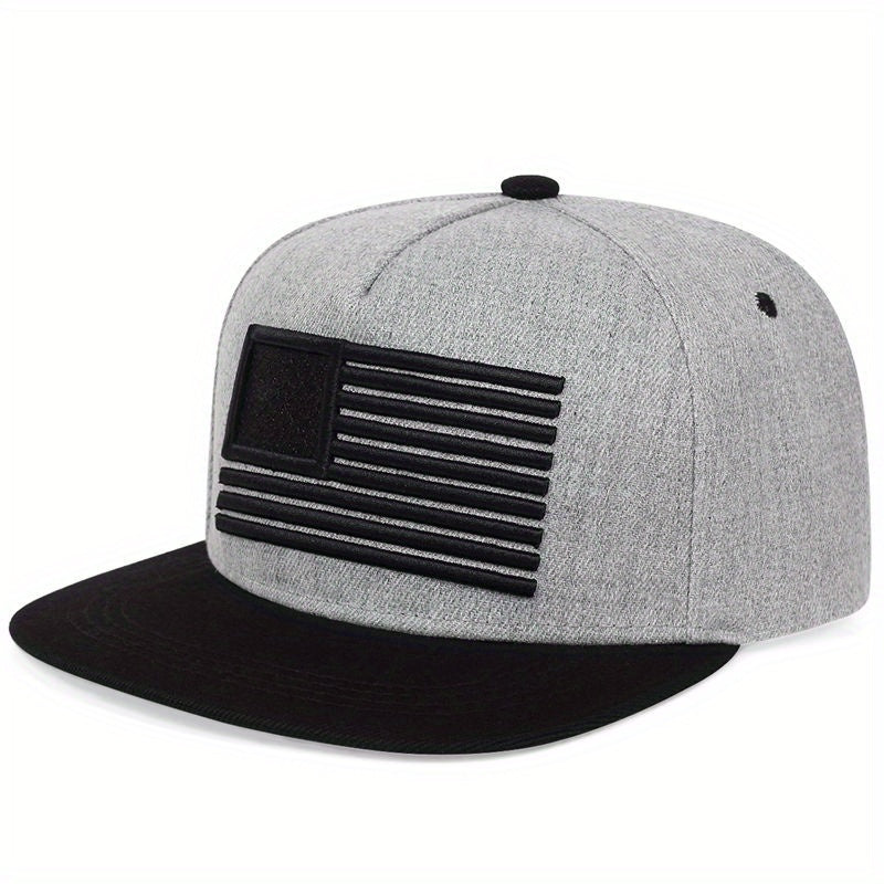 1pc Men's American Flag Baseball Cap, Hats For Outdoor Sports, Men's Hats