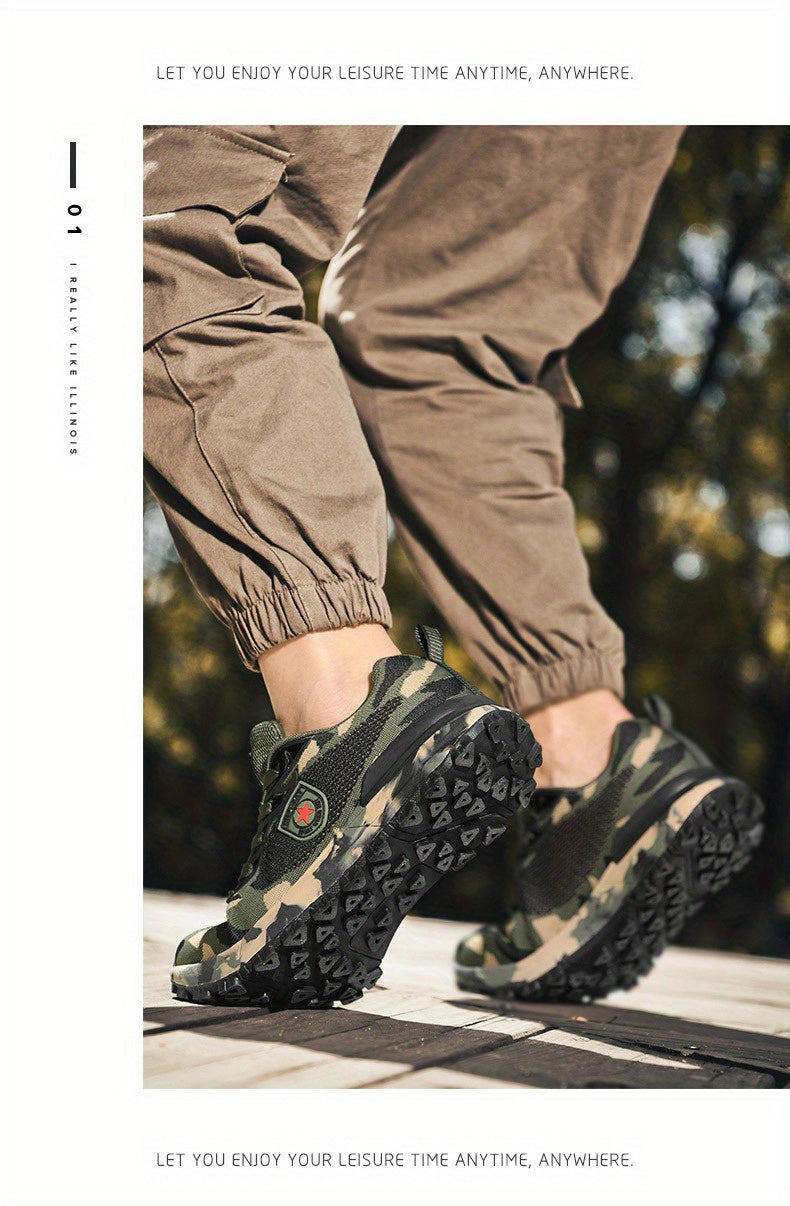 [Lightweight] Men's Lightweight Sports Shoes | Low Top Lace-up | Anti-slip and Lightweight | Outdoor Activities | All Year Round