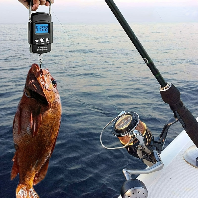 1pc Portable Digital Fishing Scale with Hanging Hook -