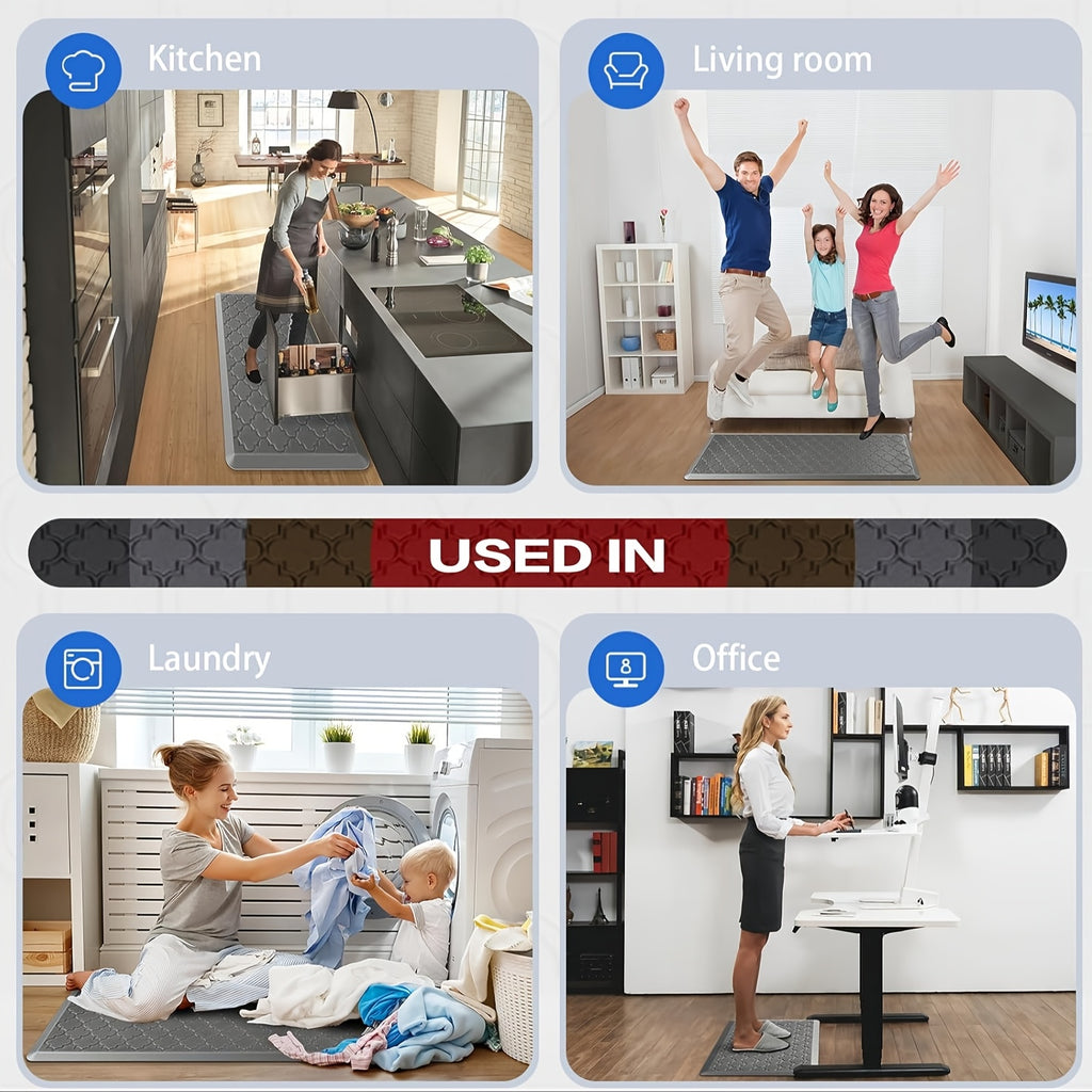 1pc Cushioned Foam Floor Mat, Non-Skid Ergonomic Comfort Foam Rugs, Standing Mat for Kitchen, Floor, Office, Sink, Laundry, Kitchen gifts