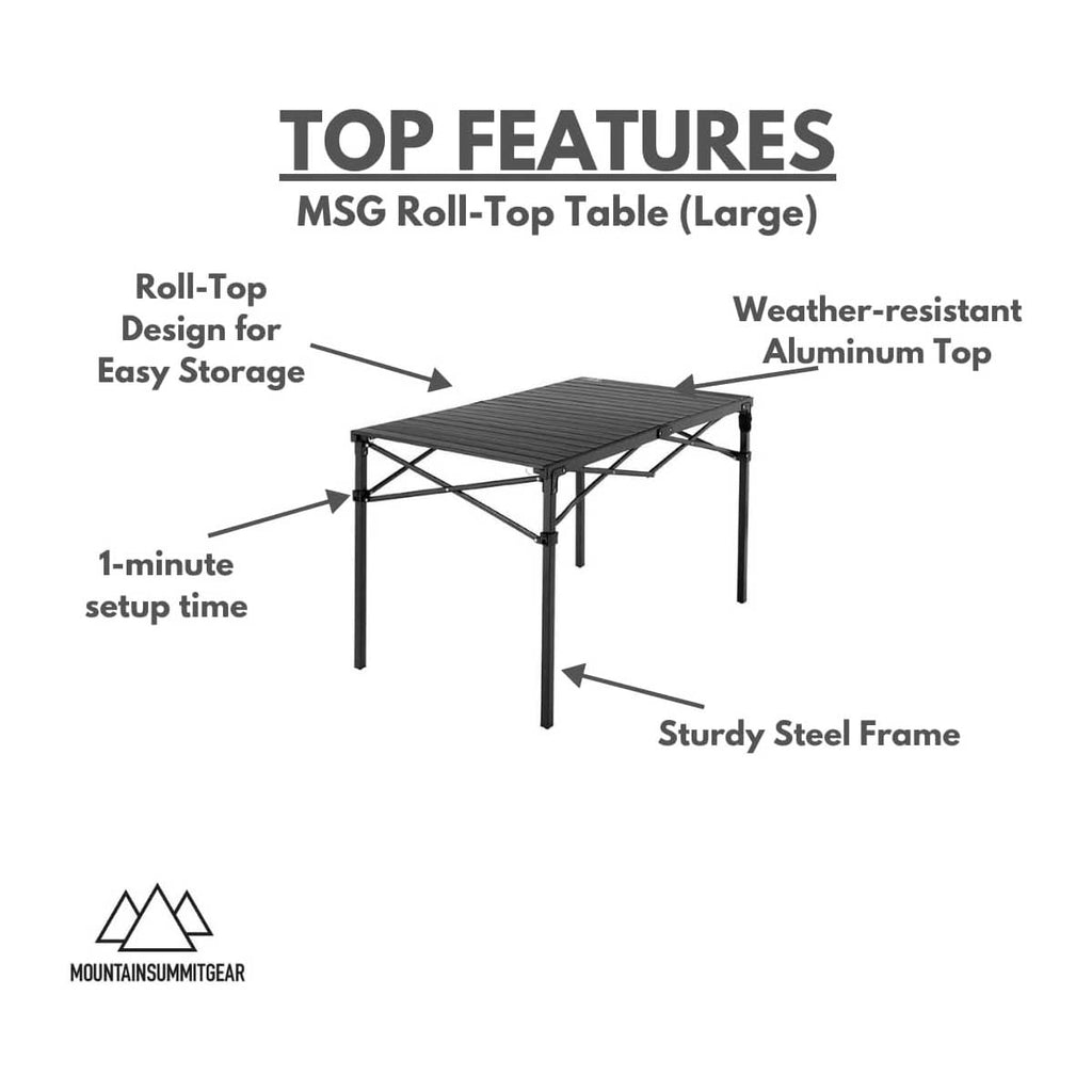 Heavy Duty Roll Top Table
