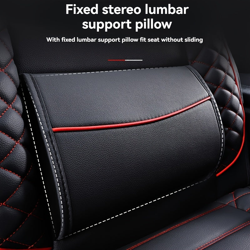 5pcs Full Seat Breathable Car Seat Covers, Suitable for 5 Seats -