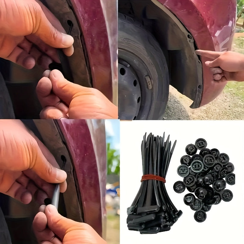 120/140pcs multifunctional cable tie clamp fixing nails,
