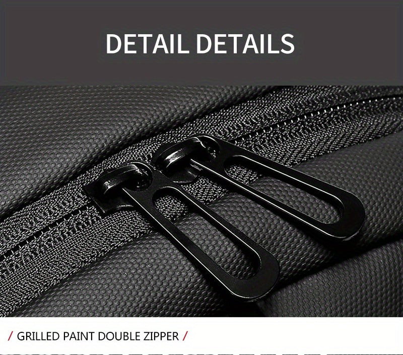 ReSilvery New Men's Chest Bag Business Single Shoulder Bag Large Capacity Crossbody Bag Breathable Casual Sports Bag