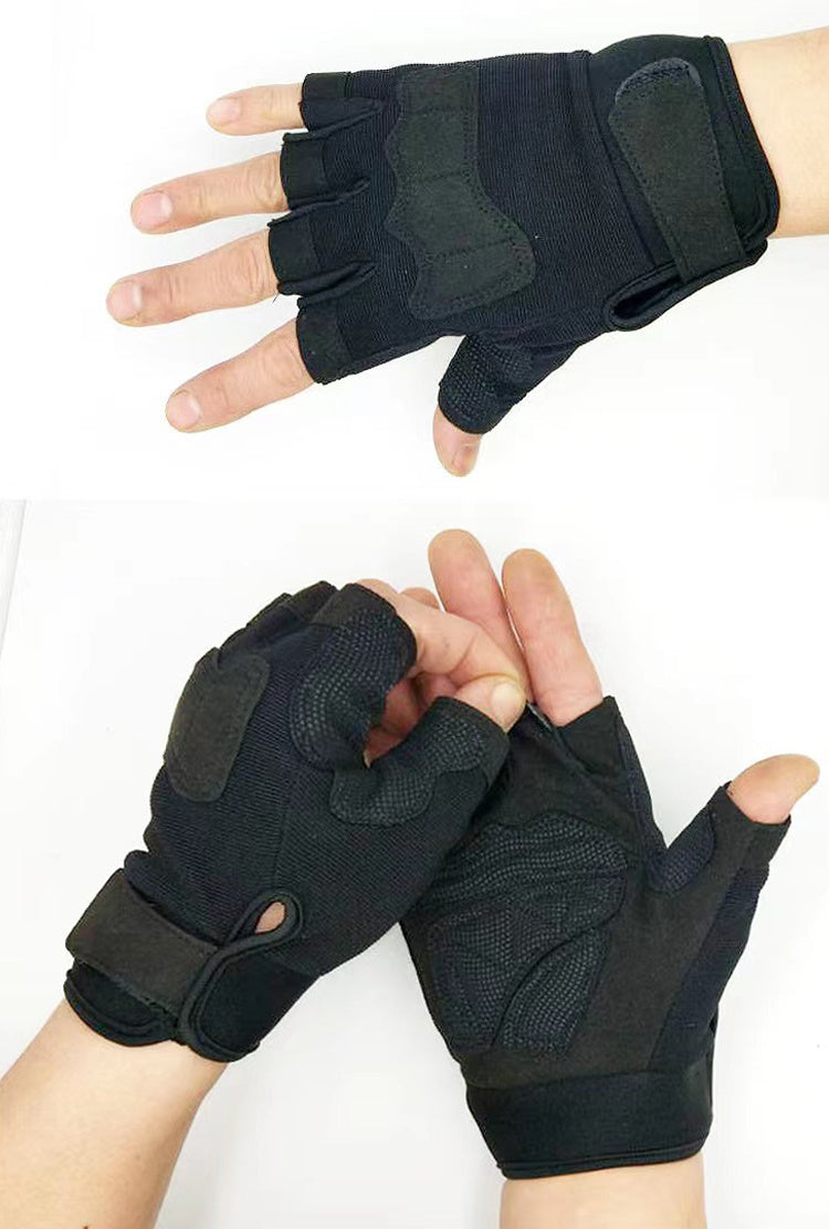 [For Men & Women Half-finger Gloves] Half-finger Gloves For Men And Women For Sports, Cycling, Fitness, Outdoor Activities, Fishing