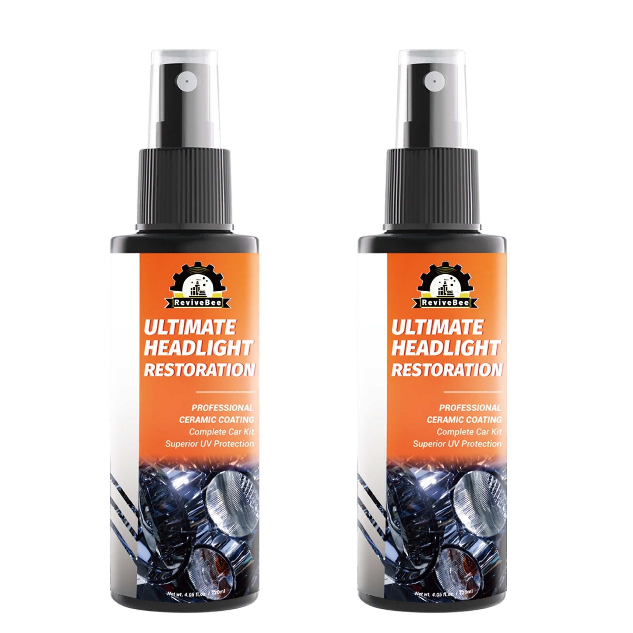 4.06oz Ultimate Headlight Restoration, Upgrade Automotive Headlight Lens Restorer