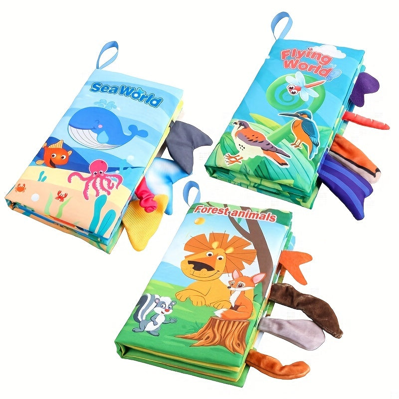 Books - Toys Gifts Touch Feel First Cloth Crinkle Soft Books Tummy Time Toyslearning Sensory Toys Stroller Toys Christmas Halloween Thanksgiving Giftschristmas Stocking Stuffers, Christmas Stocking Stuffers