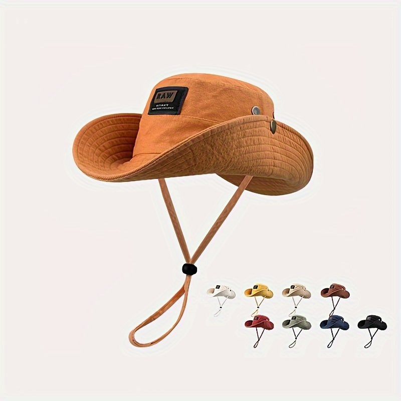 Unisex Soft Bucket Hat - Wide Brim, UV Protection - Quick-Drying & Lightweight - Ideal for Fishing, Hiking, Beach & Sports