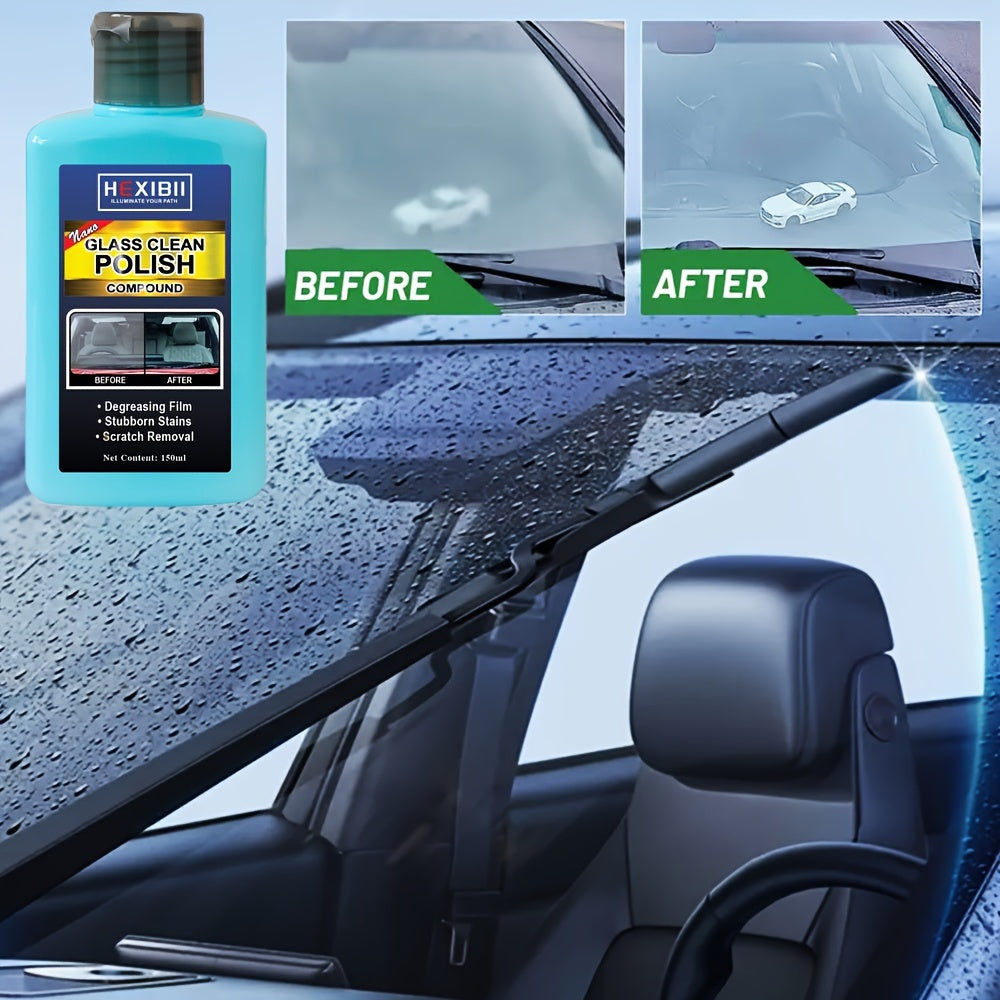 150ml Car Glass Oil Film Remover & Cleaner,  Automotive Glass Spray