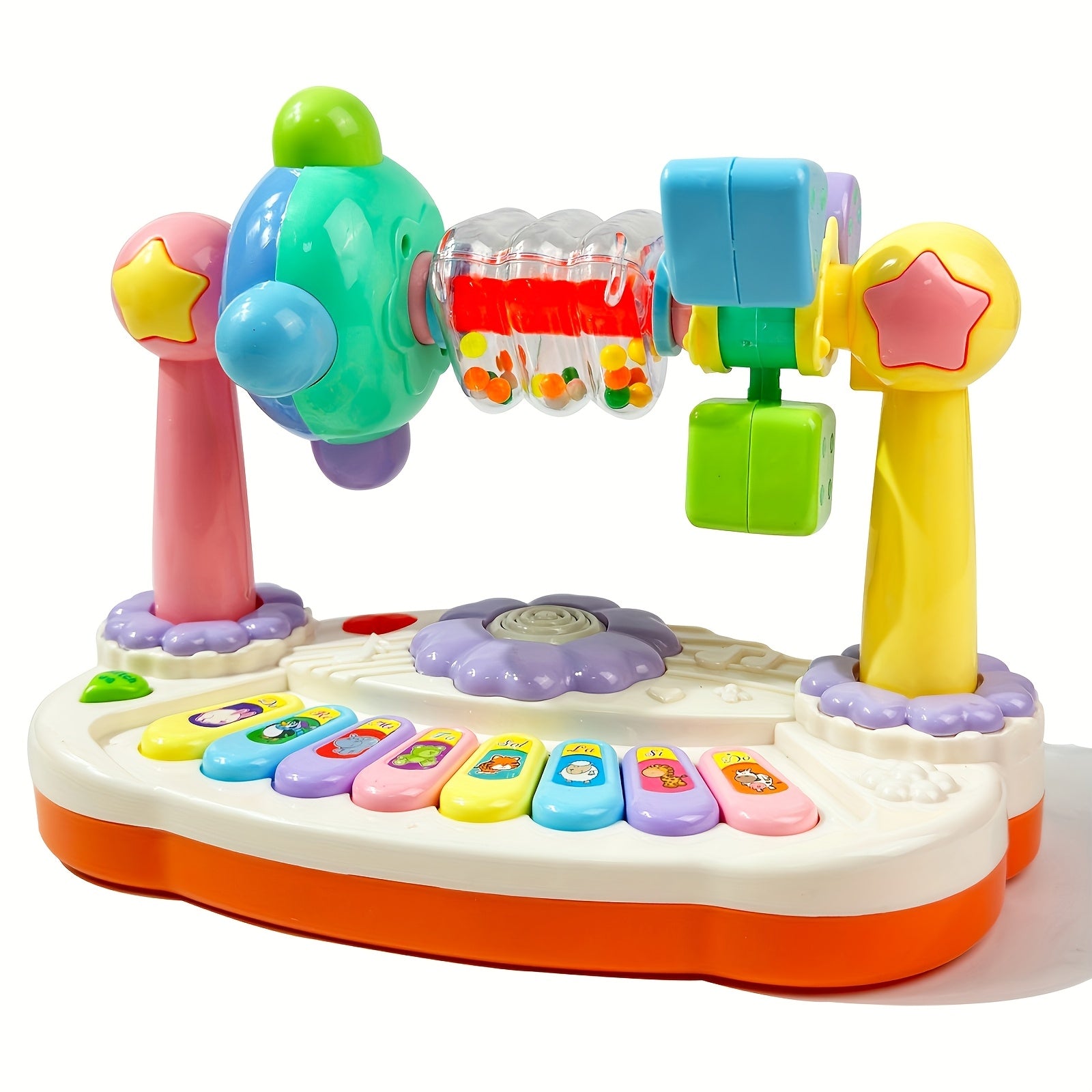 Attractive and educational piano keyboard toys, pre-loaded songs and lights for early learning and development Halloween Christmas Gift